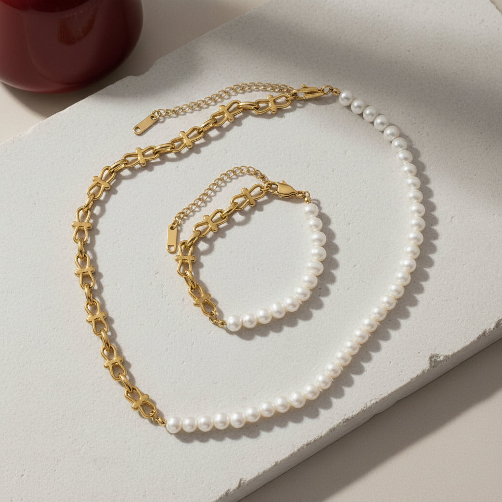 MARJAN PEARL LINK BRACELET