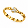 ALY CUBIC GRID CUFF