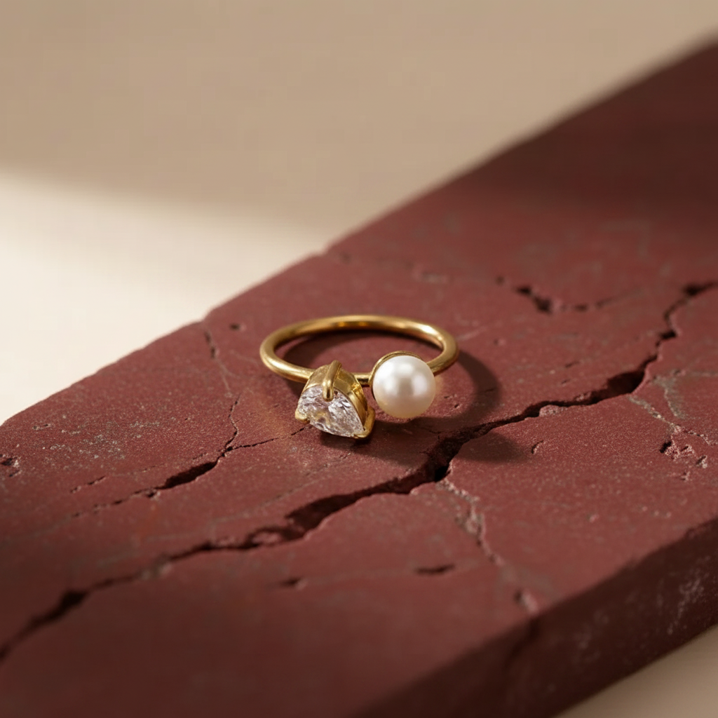 DORRIN PEARL CUFF RING