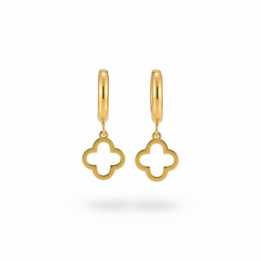 NASIM Clover Huggie Earings