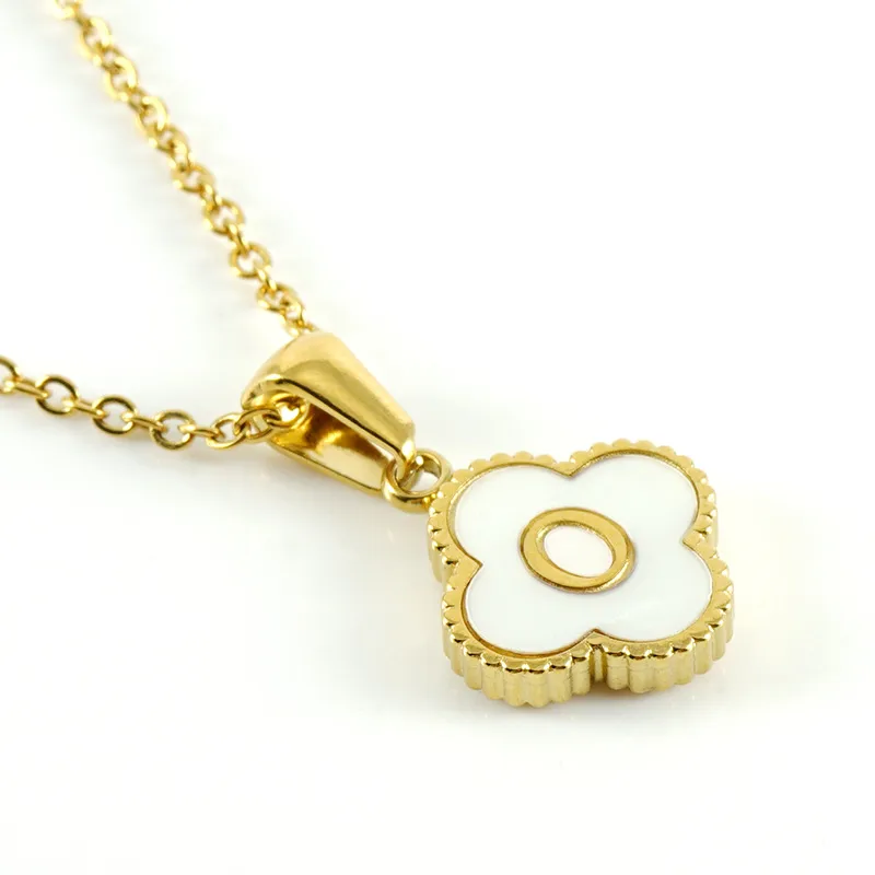 MAIRA Clover Initial Necklace